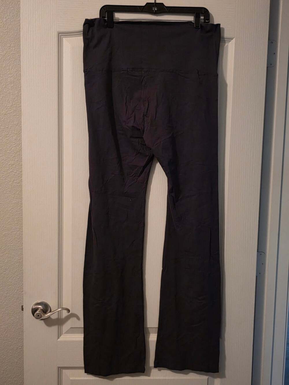 Active USA Yoga Pants Size 3XL Style 5150 Flare Leggings Charcoal Gray